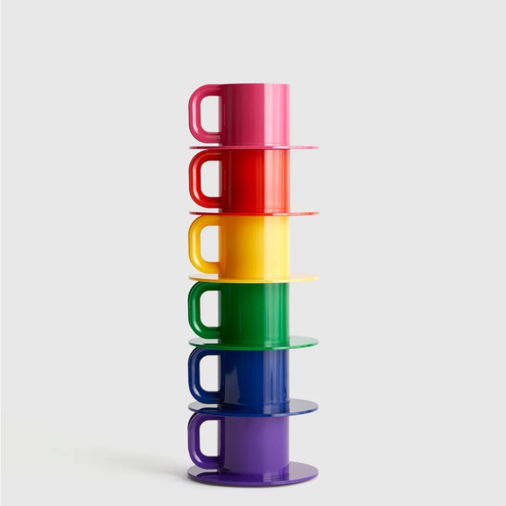 Heller Max Collection Rainbow Mugs – Mixed Colors